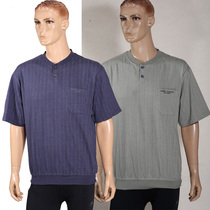 Foreign trade per day per middle-aged mens casual shirt) half sleeve clothing T-SHIRT pullover pajamas underwear
