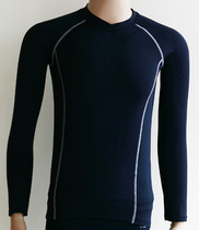 Foreign trade day single PRO Energy strip men plus velvet fine velvet fitness tights sports long sleeve compression clothing plastic clothing