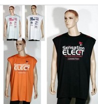 Foreign trade day single man plus fat plus size sleeveless T-shirt shirt top fat clothes extra big