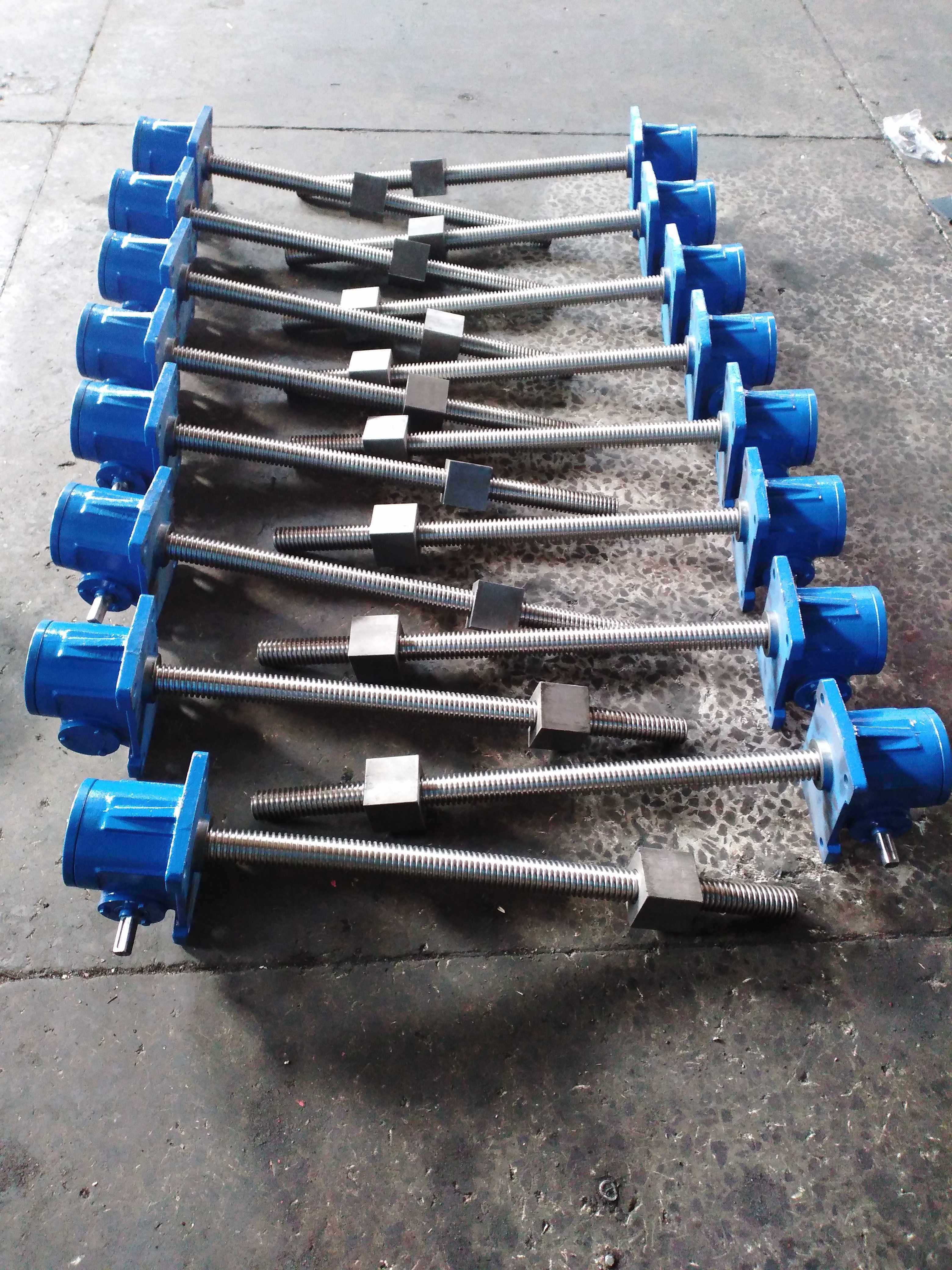 Silk-lever lift screw-lever lifting platform SWL hand lifter electric lifting worm-type turbine small micro-platform