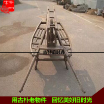 Folk old objects collection nostalgic Miscellaneous old small cart old wheelbarrow old farm tools Republic of China ornaments