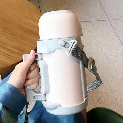 304 thermos cup Travel large capacity kettle warm out portable car water cup simple outdoor 1000ml water Cup