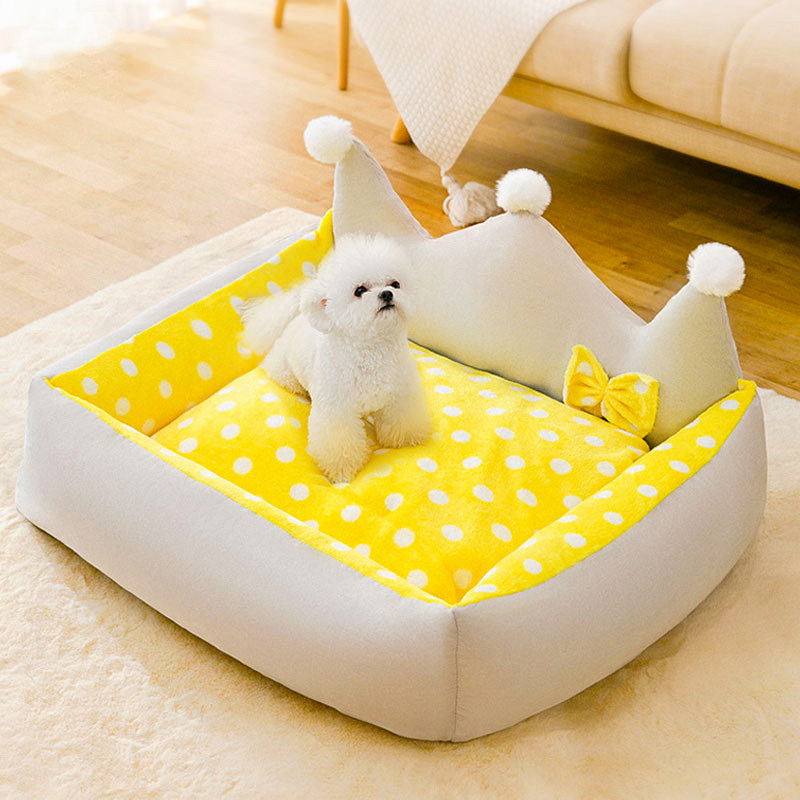 Kennel four seasons universal removable washable cat kennel winter warm small and medium sized dog bed Teddy pet mat supplies