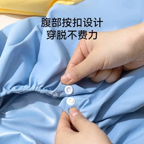 Хиппи, собака, дождевик с динозавром, большая собака, четвероногие, водонепроницаемая, комплексная одежда, золотистый ретривер, домашнее животное, большая собака, выгул, антигрязный артефакт