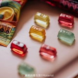 Foxs Crystal Sugar Indonesia Импорт конфеты Haostel брак привет сахар сеть красные фрукты Фрукты четыре сезона чайная лиса твердый сахар