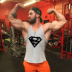 Cơ bắp nam anh tập thể dục thể thao vest bodybuilding sling rò rỉ bông thở trở lại lỏng lẻo lớn từ mã vest 