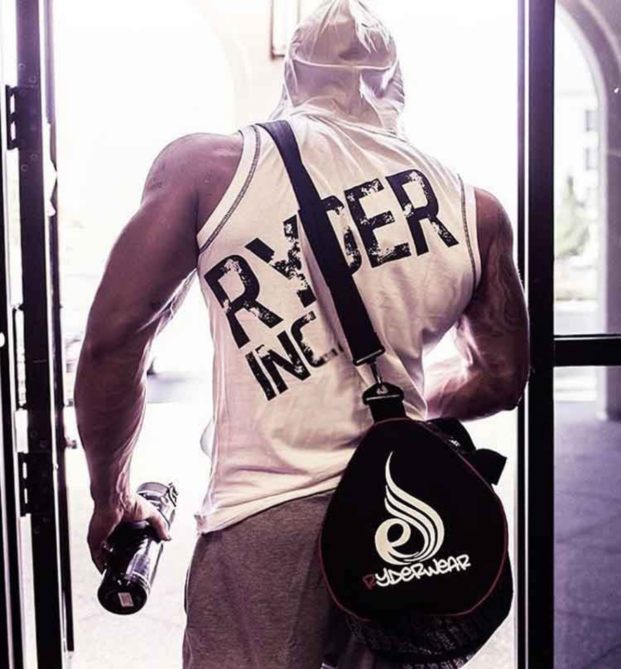 Áo vest nam không tay thể dục vest thể thao vest vest vai cơ bắp anh em đào tạo thấm mồ hôi thấm nước bông đẹp trai ao ba lo nam