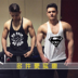 thể dục lỏng cơ bắp kiểu nam vest từ sling vận động bodybuilding đào tạo vest mẫu mồ hôi hấp thụ châu Âu và xu hướng Mỹ 