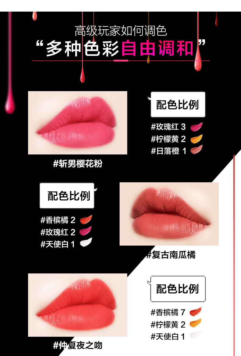 Bai Rui Shi ánh sáng sang trọng mật độ cao màu son môi khay 12 màu son môi trang điểm món ăn đậu dán bí ngô màu giữ ẩm son bóng phấn mắt focallure