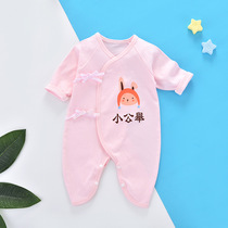 Newborn Baby Conjoined Clothes Baby Fall Thin Spring Dress Out To Suit Butterfly Coat Super Ocean Princess Ha Clothes