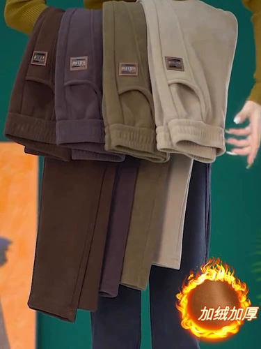 Джинсы с начесом, демисезонные штаны, небольшие спортивные леггинсы, по фигуре, высокая талия