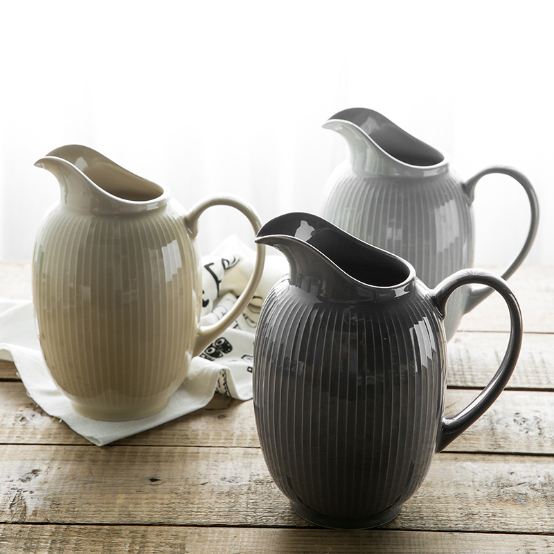 Lototo cold ceramic kettle domestic large capacity teapot Nordic high - temperature cold boiled water kettle contracted the kettle
