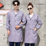 Голубая защита от труда Работая одежда для мужчин и женщин Длинные стили для обработки товаров износостойкие и грязные пищевые фабрики Настройка мастерская мастерская