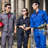 Весна и осень рабочая одежда набор одежды McGering Service Служба страхования труда женщин Установленные автомобильные услуги фабрики фабрики индивидуальная куртка индивидуальная куртка