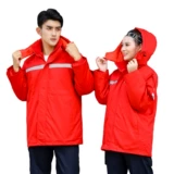 Антистатическая заправочная станция Работая одежда Хлопковое пальто в зимнее сгущенное и бархатная холодная и теплая защита от рабочей силы Электронная химическая заводская одежда