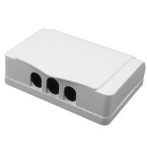118 type one two-digit white waterproof box ten-hole switch socket splash box toilet power protection cover