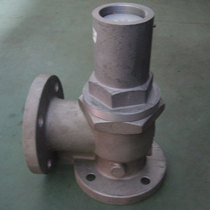 Red Wuhuan original 550-13 diesel mobile screw air compressor accessories Minimum pressure valve flange MPVL50F