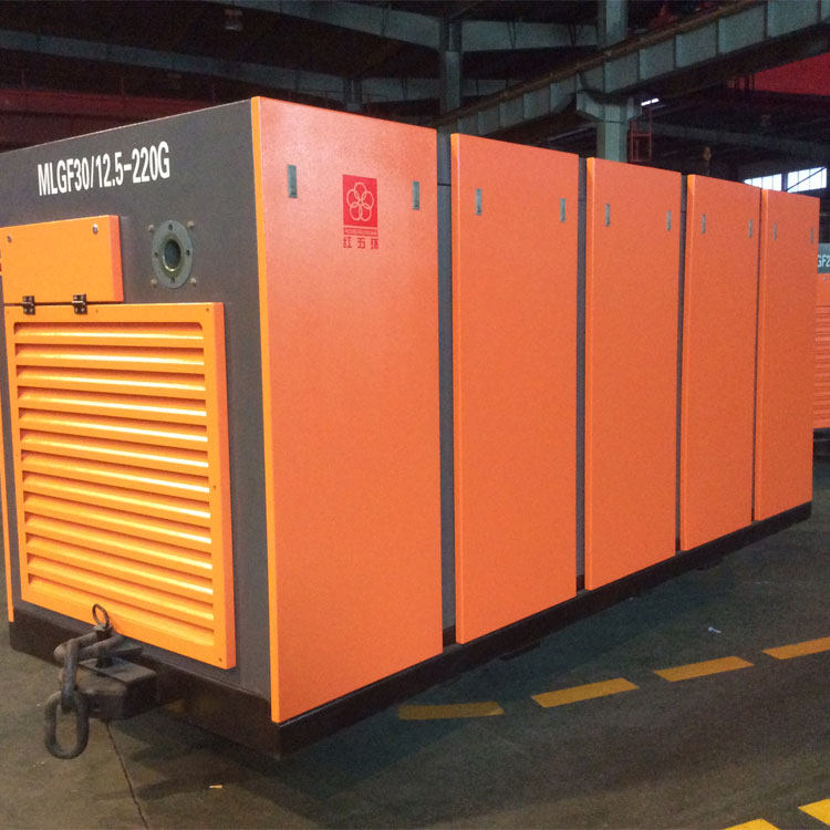 Manufacturer Direct Red Five Ring MLGF10 7 Explosion-proof series Coal mine with a screw-lever air compressor with Coal On Pass 55KW