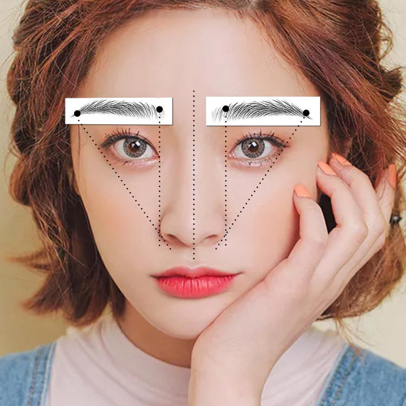 韩国新技术6d仿生态眉眉毛贴女眉贴懒人急用防水 韩国新技术6d仿生态眉眉毛贴女眉贴懒人急用防水