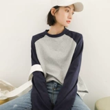 Лонгслив, весенняя летняя базовая приятная телу короткая футболка, коллекция 2023, подходит для подростков