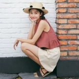 Небольшой комплект, весенние шорты, штаны без рукавов, осенний, популярно в интернете, городской стиль, в стиле Шанель, 2021 года, подходит для подростков