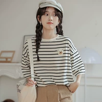 Весенняя летняя футболка с коротким рукавом, 2023, в корейском стиле