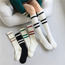 Japanese exercise minimal calf in tide stripes personality street leisure