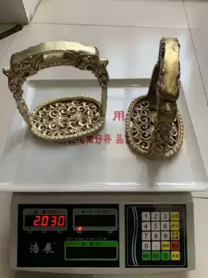Pure copper pedals, horse pedals, Mongolian peduncles, stirrups, stirrups