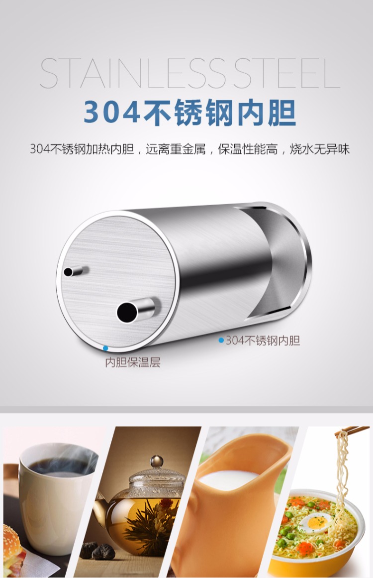 Haier nhà dọc nước nóng lạnh lạnh mới ấm băng làm mát nóng đôi cửa chống bụi lót thép không gỉ nhỏ - Nước quả loc nuoc phen