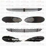 Подходит для Mercedes-Benz S-Class W220 Front Bumper S280 Вентиляционная сеть S320 Air Inlet S350 Grille S500 Air Network S600