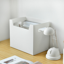 Desktop storage box Book finishing box living room snacks storage plastic simple office storage box