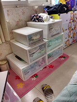 Large thick drawer storage cabinet simple plastic baby finishing cabinet free combination childrens wardrobe lockers
