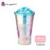 MuggeQ Cup với Straw Creative Christmas Gift Nhựa Dễ thương Nữ sinh viên Hàn Quốc Sippy Cup dành cho người lớn - Tách bình đựng nước lock&lock Tách