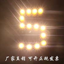 New Year electronic candle colorful flashing light LED highlight wick lamp bead handmade paper lantern material warm White