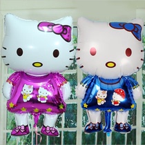Birthday 100 Days party decoration hello kitty Cat aluminum film balloon cartoon shape aluminum foil balloon helium balloon