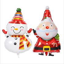 Christmas New Years Day decoration balloon Santa Claus snowman balloon Christmas decoration aluminum film balloon