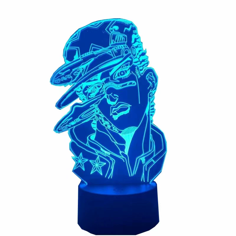 Светильник-прибрежник для Jojo's wonderful adventure ночной свет Ji Liangji тени пустой фонарик Платина Платиновая звезда Jojo ручной работы