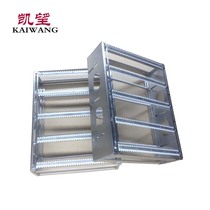 Teflon cleaning rack 304 high temperature resistant tempered frame optical glass lens turnover frame Beading 295 * 230mm
