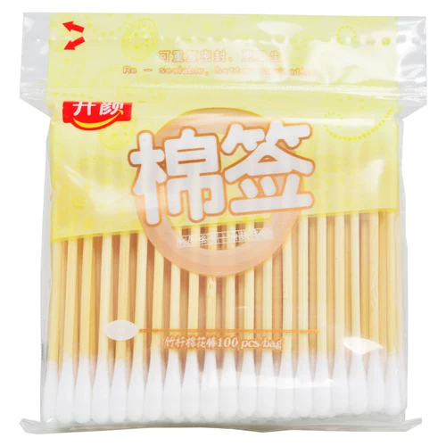 开颜 100 хлопчатобумажного мазона (бамбуковая хлопковая палочка) 100