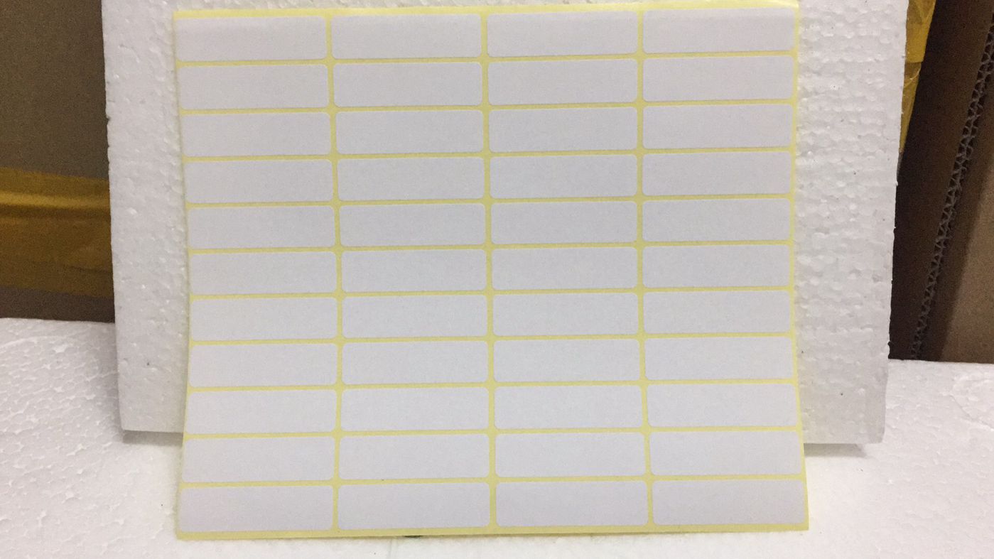 660 stickers 235 stickers A5 self-adhesive label paper print label 13*45MM blank stickers