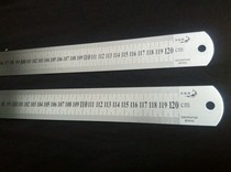  1 2 meters steel ruler Stainless steel ruler 120CM cut car film male imperial measurement steel ruler