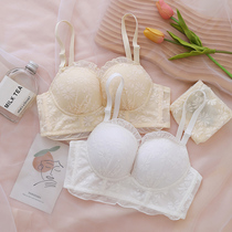 Lace Sexy Underwear Women Gather Small Breasts No Steel Ring Slim no Marks Big Chest small collection of Breast Proof Saggy Bra