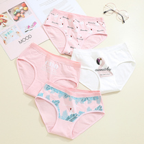 Underpants women cotton antibacterial middle waist Japanese student girl no trace size cotton cute sweet breathable breifs