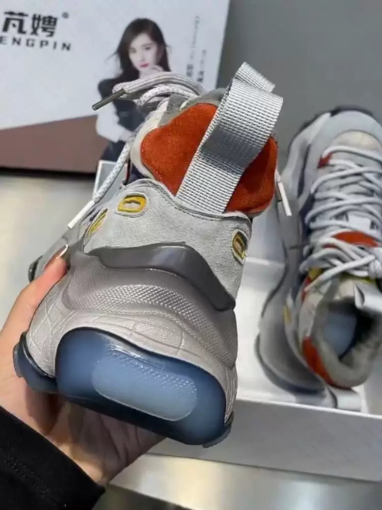 Европейская станция 2023 осень сетевые знаменитости ведут Dad Shoes сладкий огонь огонь ретро непринужденная кроссовка Tide
