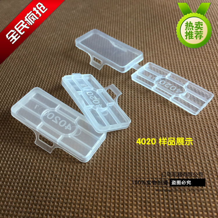 Plastic 4020 waterproof transparent cable sign board sign box cable tie label label wire label 100 pieces
