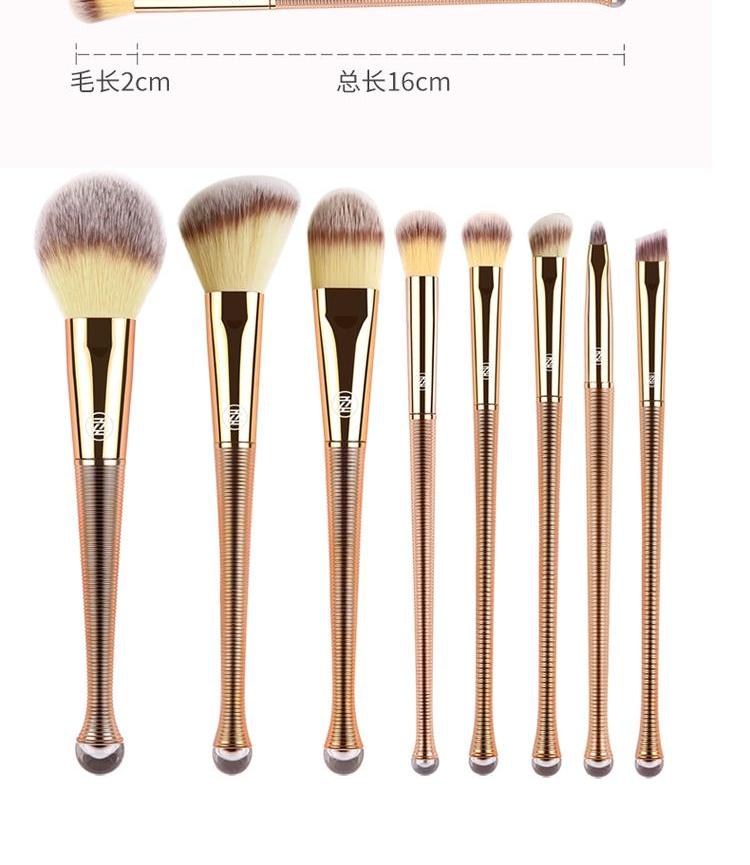 Bộ cọ trang điểm 8 người mới bắt đầu trang điểm phấn mắt dạng lỏng phấn nền che khuyết điểm bao gồm bộ dụng cụ làm đẹp - Các công cụ làm đẹp khác mi giả nam châm