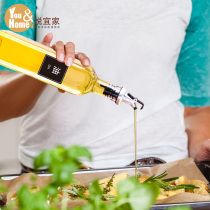  500ML OIL POT GLASS oil bottle LEAK-proof household soy sauce vinegar bottle set LIQUID seasoning bottle KITCHEN oil tank