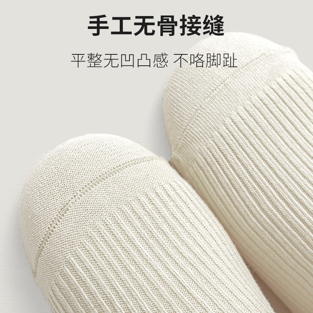 Socks ກາງ calf Socks ແມ່ຍິງ 100% Cotton Spring and Autumn Japanese double-needle Anti-odor and Sweat-absorbent Women's Boneless Black and White Stockings Women's Socks