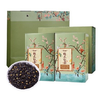 茶人岭桂花红茶红茶桂花