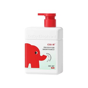 红色小象儿童洗发沐浴露二合一400g